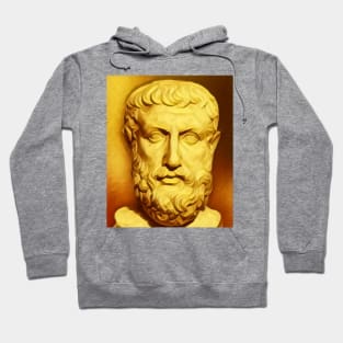 Parmenides of Elea Golden Portrait | Parmenides of Elea Artwork 8 Hoodie